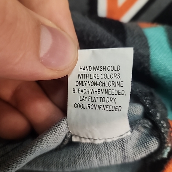 WOMEN Nollie Aztec button down lightweight cardigan sweater pockets medium gray - Picture 7 of 7